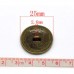 Metall Öseknöpfe Größe 25 mm - bronze 